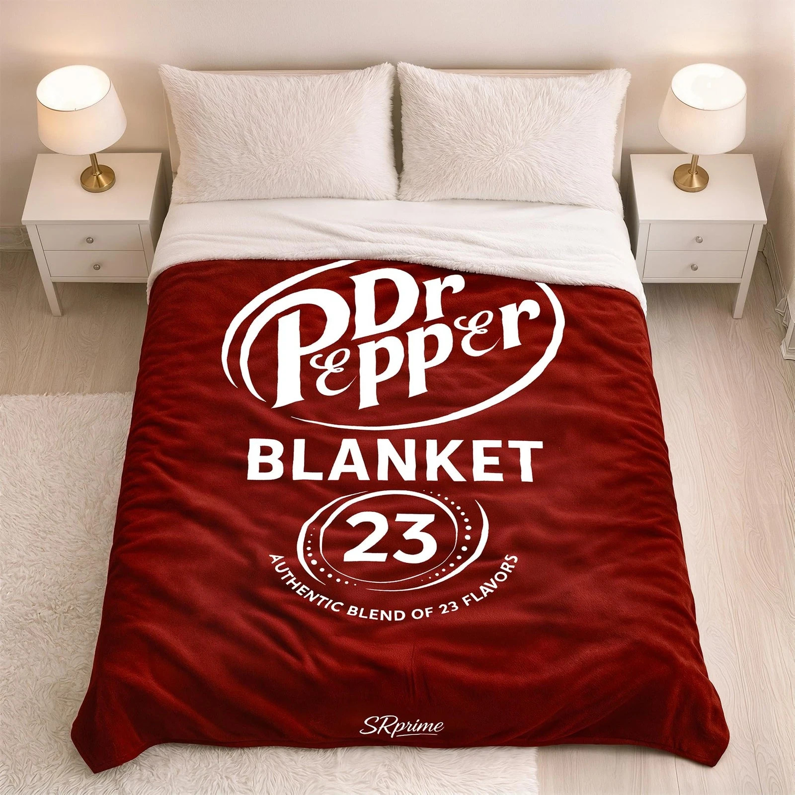 Dr Pepper Blanket – Throw Blanket XL Size 80 X 60 Inch Soft Fleece Blanket fo...
