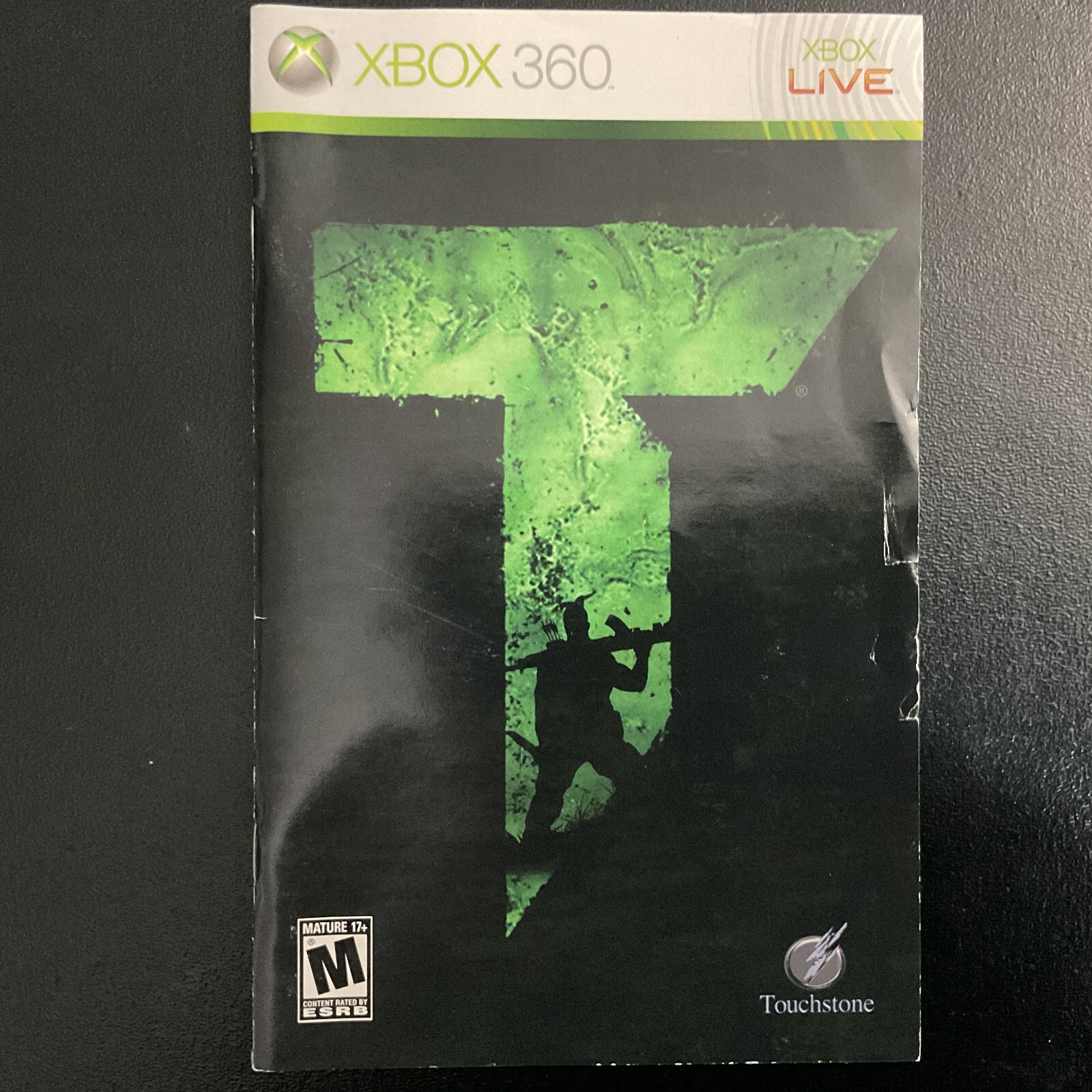 Turok Microsoft Xbox 360 Instruction Manual Only