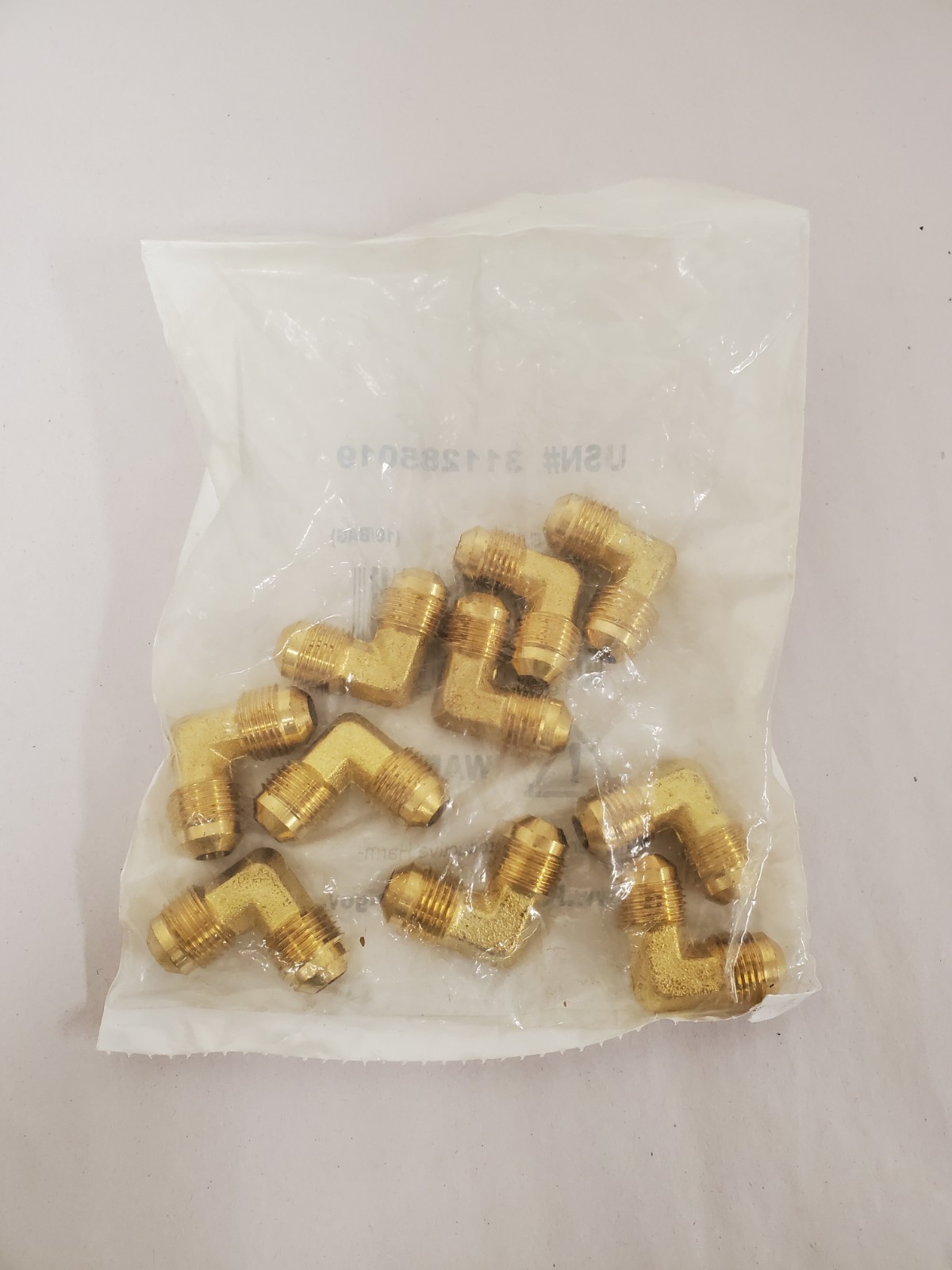 *10-Pack* Anderson Metals 3/8 in. Flare x 3/8 in. Flare Brass Elbow (04055-06)