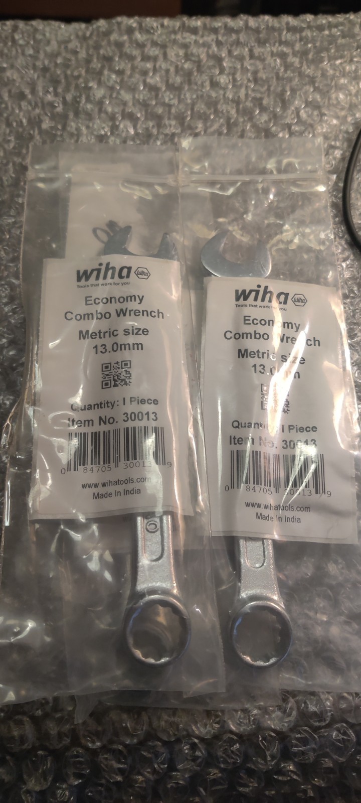 Wiha 30013 Economy Combination Wrench 13mm- 2 Pack