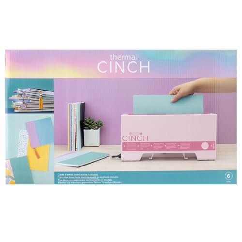 Thermal Cinch Binding Machine Pink 12 Inch, Includes Thermal Cinch Pink