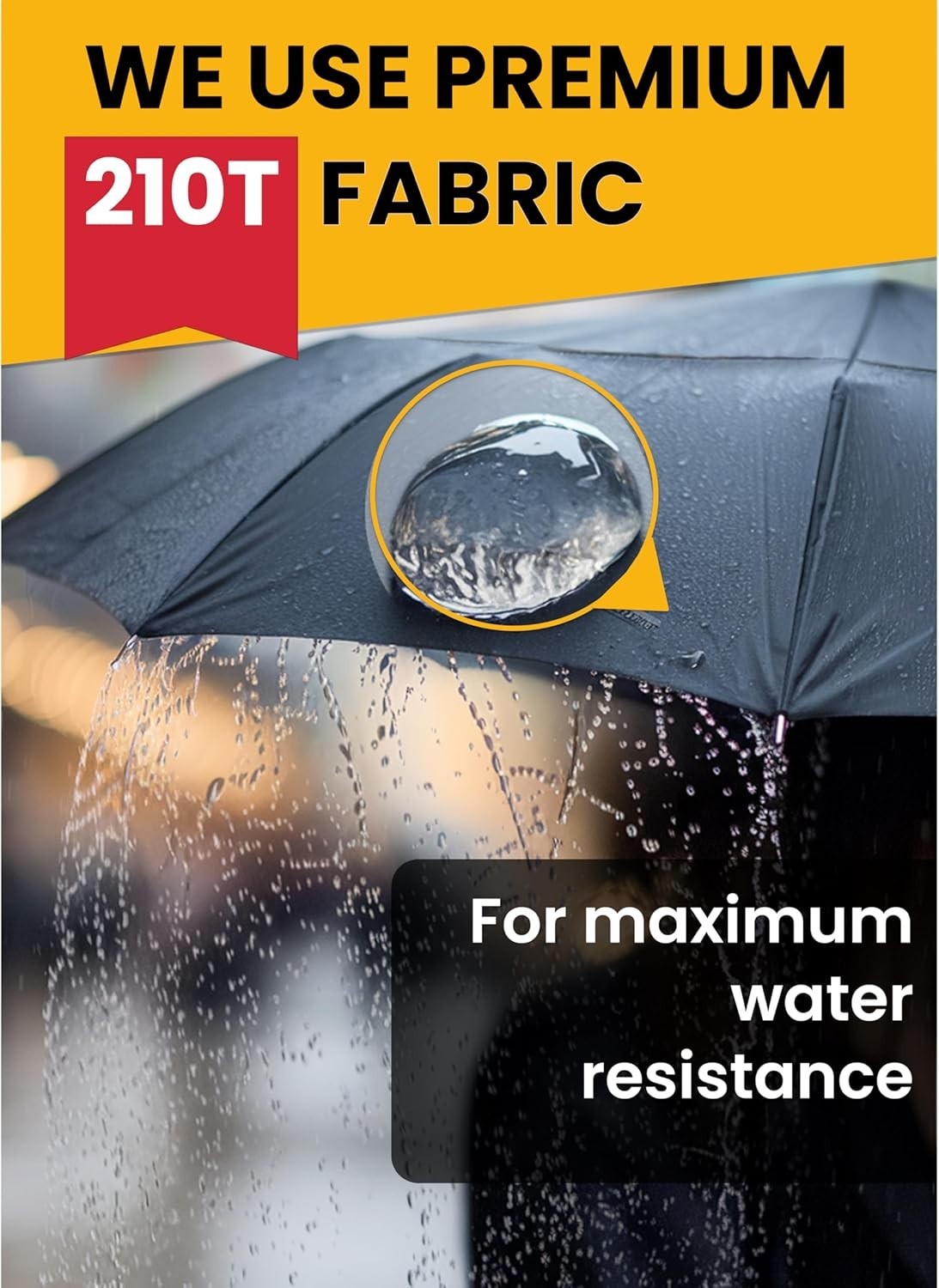 Compact Yet Spacious 2 Pack Windproof Umbrellas - Ideal for Travel Enthusiasts
