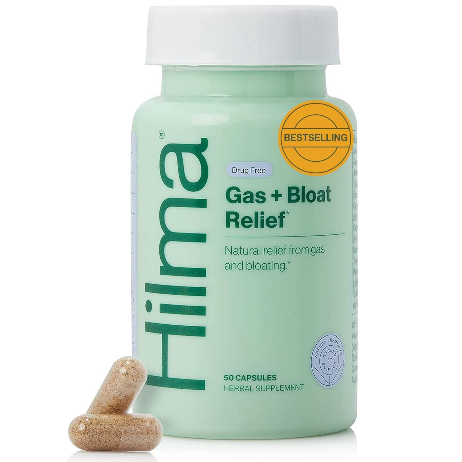Natural Gas and Bloating Relief for Women, Doctor Formulated with Organic Ing...
