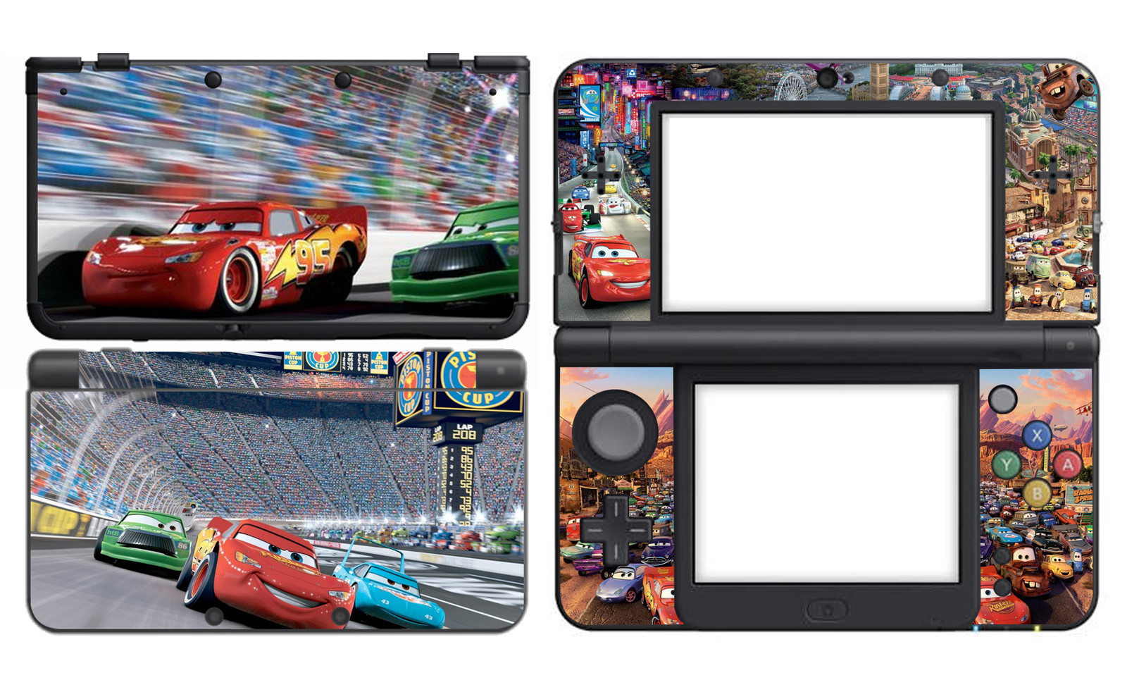 Cars 327 Vinyl Decal Skin Sticker Cover for Nintendo New 3DS 2015