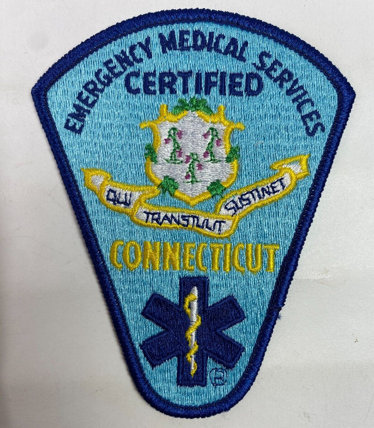 Connecticut Certified EMS Emergency Medical Services CT Patch G6A