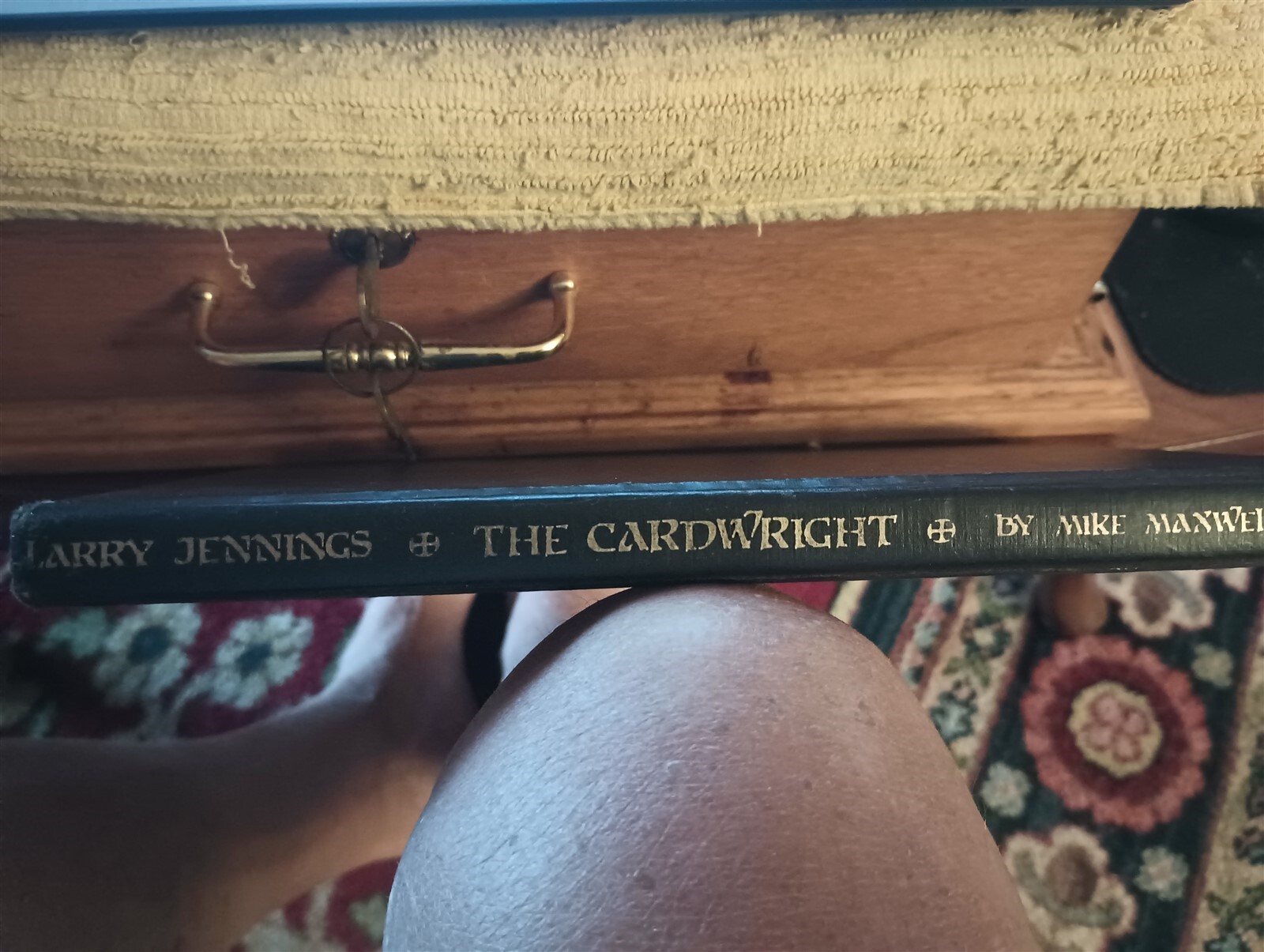 Larry Jennings the Cardwright by Mike Maxwell HB OOP 1st Edition Magic Book