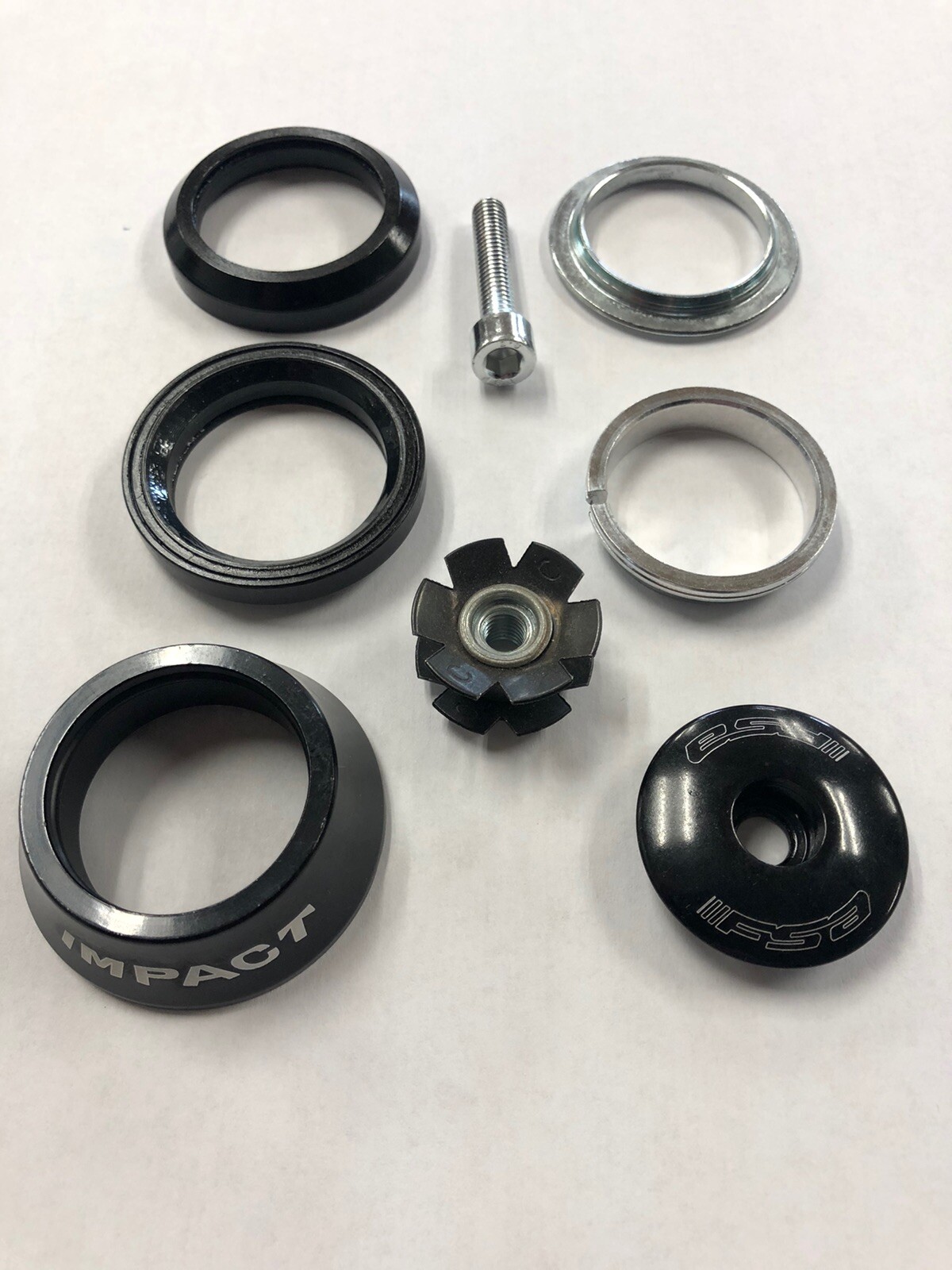 FSA Impact Integrated Headset Black 1 1/8" New