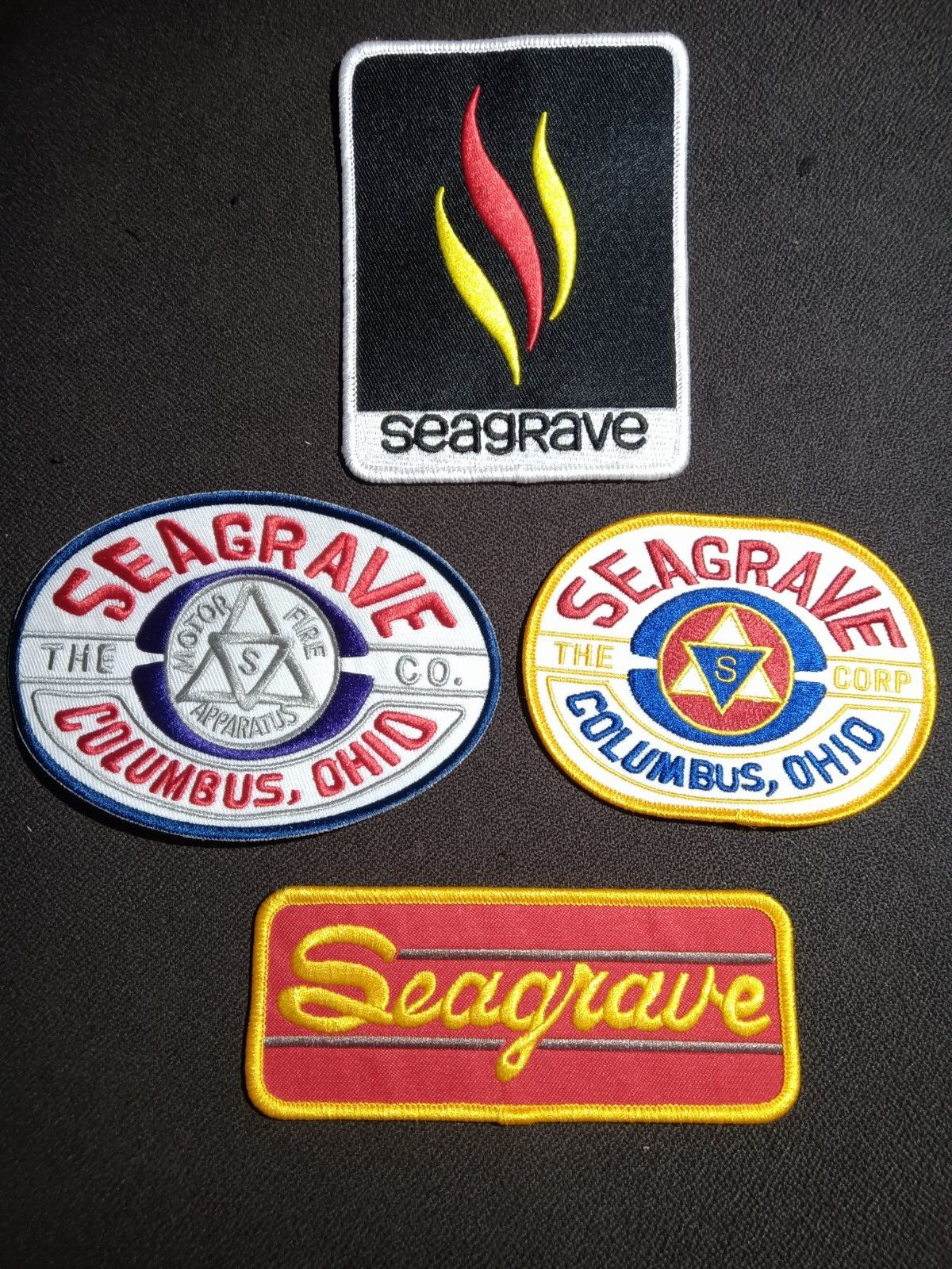 Seagrave Fire Apparatus Patch Lot Boston New York FDNY Columbus Ohio