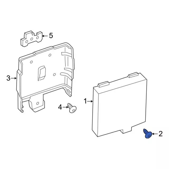 Genuine Ford Blind Spot Detection System Warning Sensor Bolt W505563S437