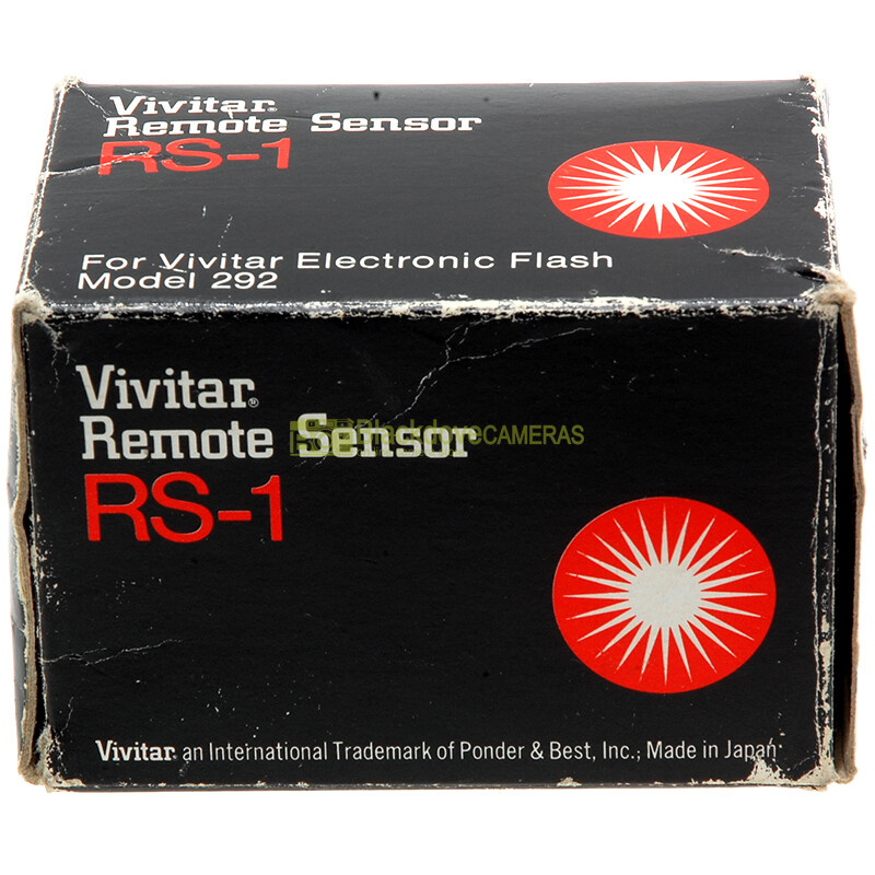 Vivitar Remote Sensor RS-1 for 192 Auto Flash. Off camera mounting sensor.