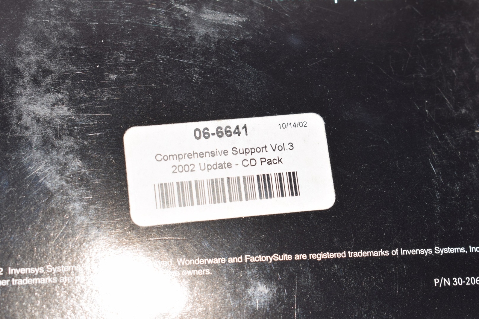 Invensys Wonderware Comprehensive Support Volume 3 2002 Update - CD Pack
