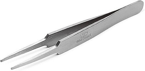 Tamiya HG Straight Tweezers - Round Tip - #74109