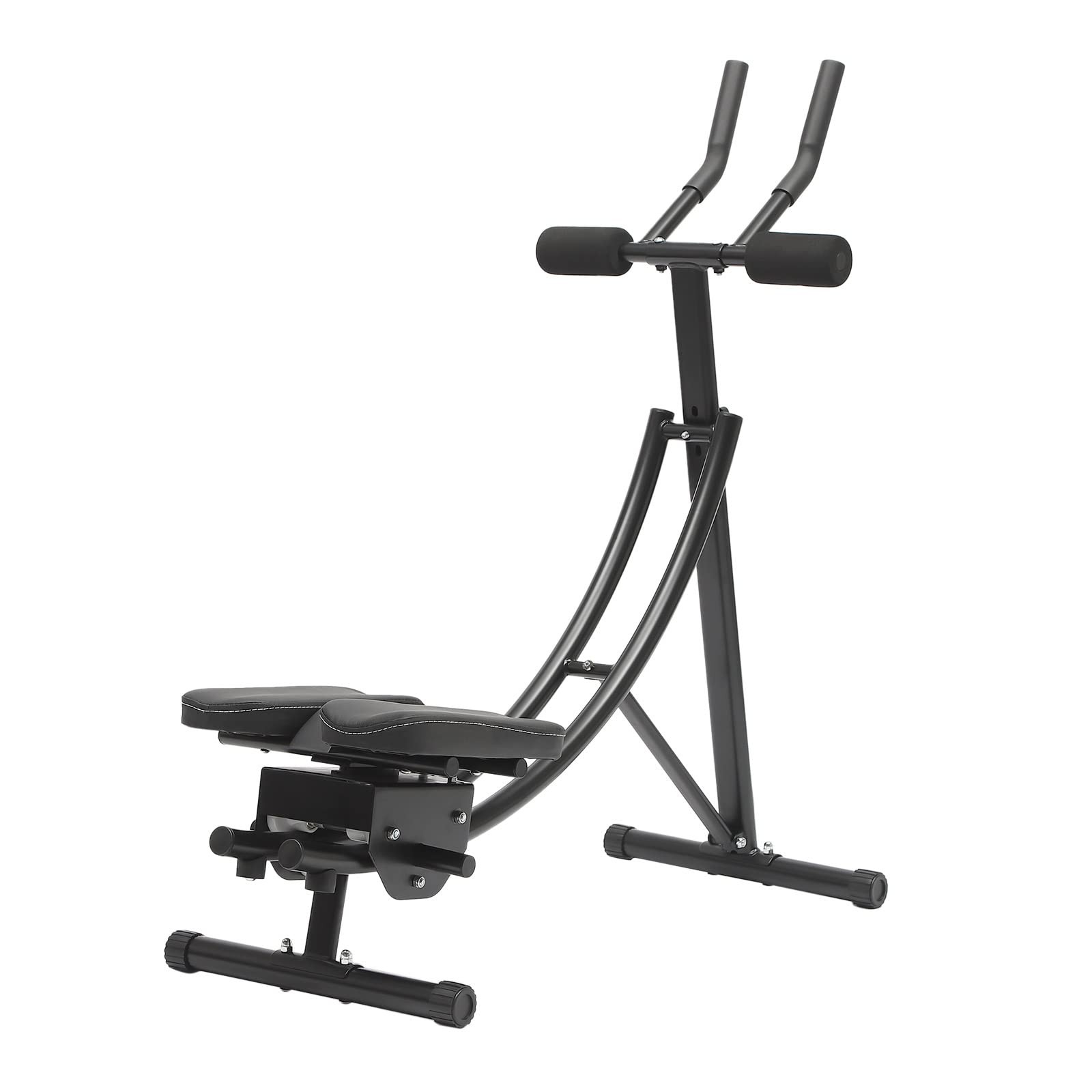 Ab Machine Coaster Abdominal Crunch Trainer Fit Home Gym Core Workout Equipment