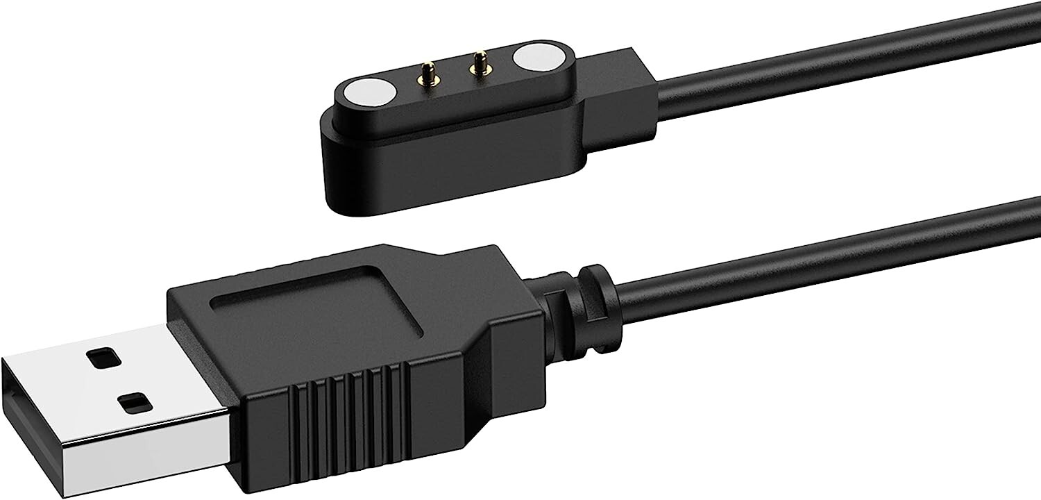 SMART WATCH CHARGER CABLE Magnetic USB 2-Pack Compatible Popglory P66 Portable