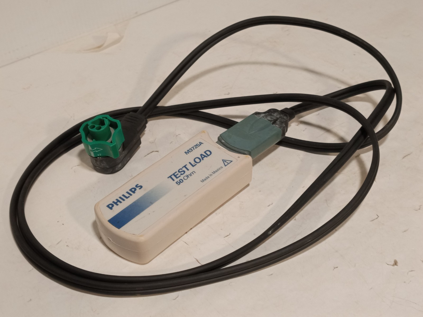 Philips M3725A 50 Ohm Test Load with Philips M3508A cable as shown