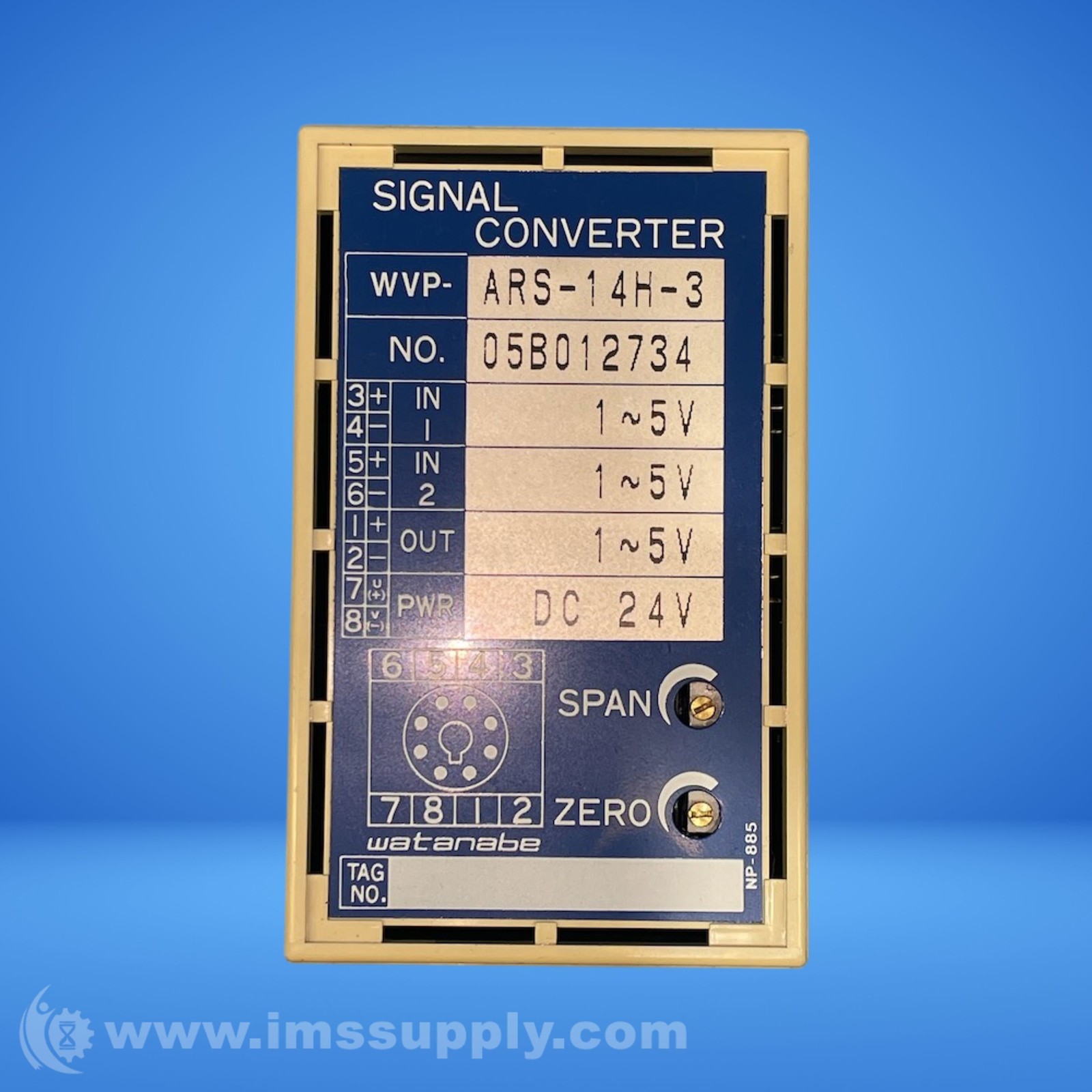 Watanabe Electric ARS-14H-3 Signal Converter 3640