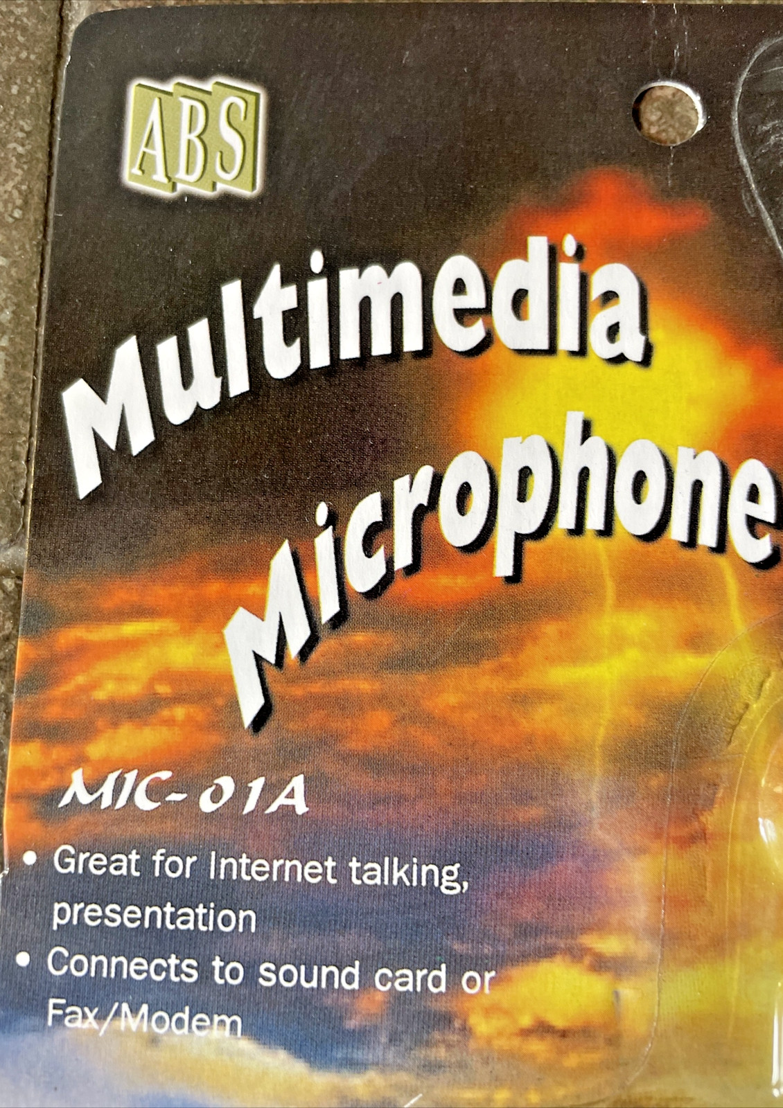 ABS Multimedia Microphone MIC-01A Computer Accessory