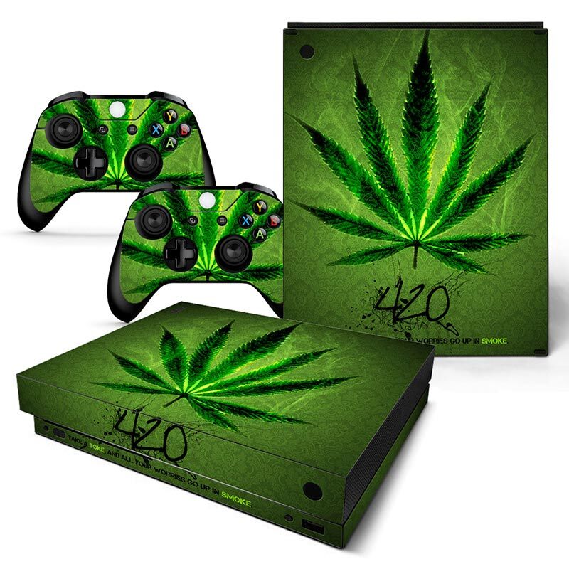 Skins for Xbox One X XBX Console Decal Sticker + 2 Controller Decal Wrap Set