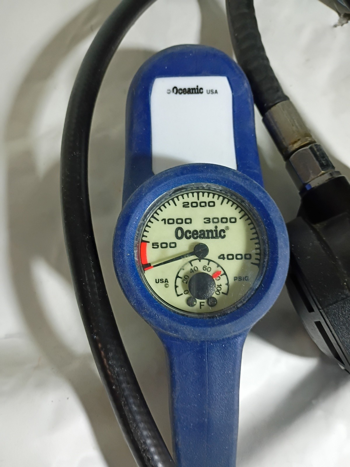 Oceanic Scuba Regulator Assembly w/ SPG Power Inflator Second Stage Untested