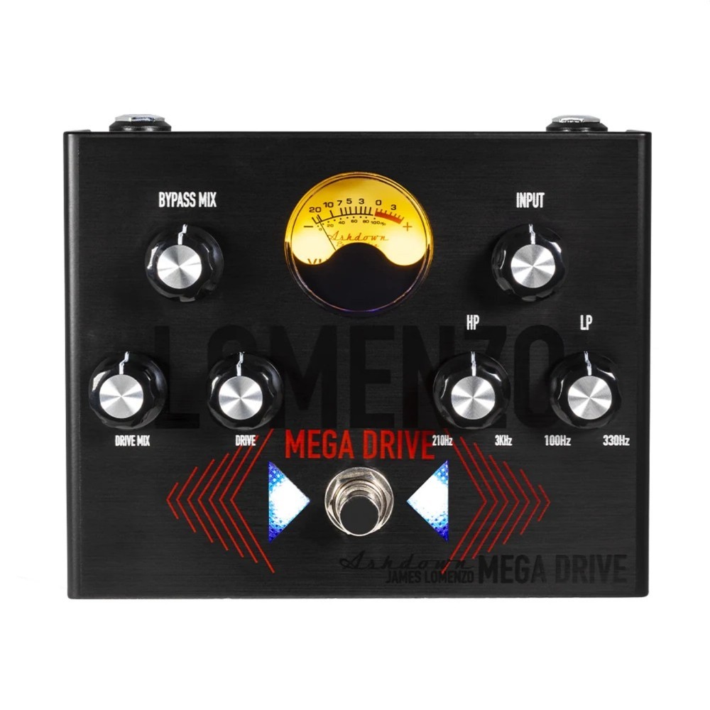 ASHDOWN JAMES LOMENZO MEGA DRIVE Glass-Cutting High-End Overdrive Bass Pedal
