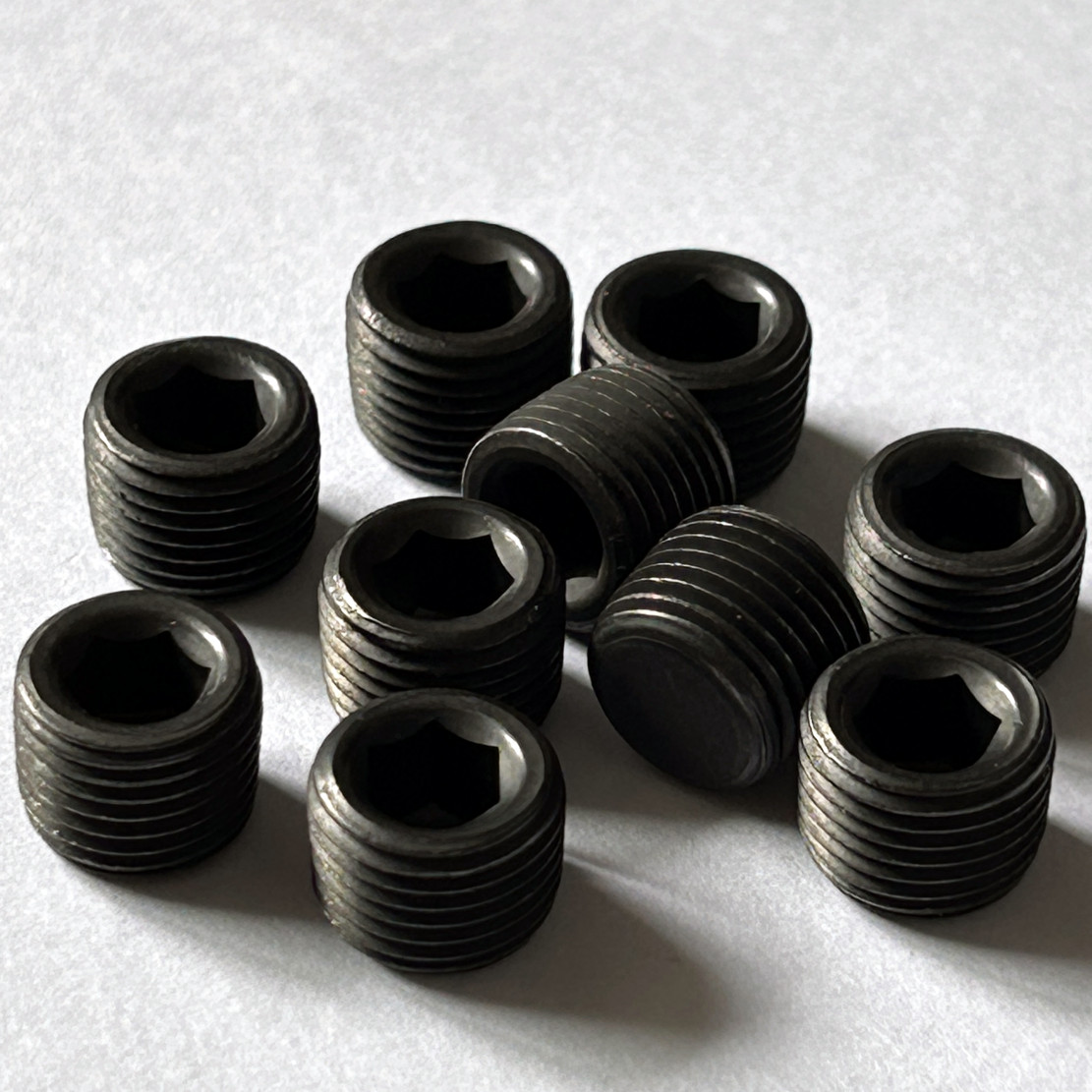 20PC Male Thread Socket Car Pipe Plugs 3/8 NPT Pipe Allen Head Socket Plugs NEW