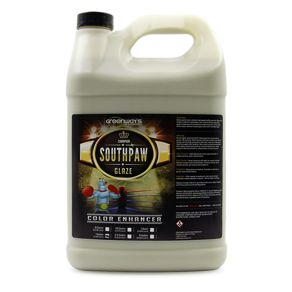 Car glaze to fill in swirl marks scratches and remove oxidation apply by hand
