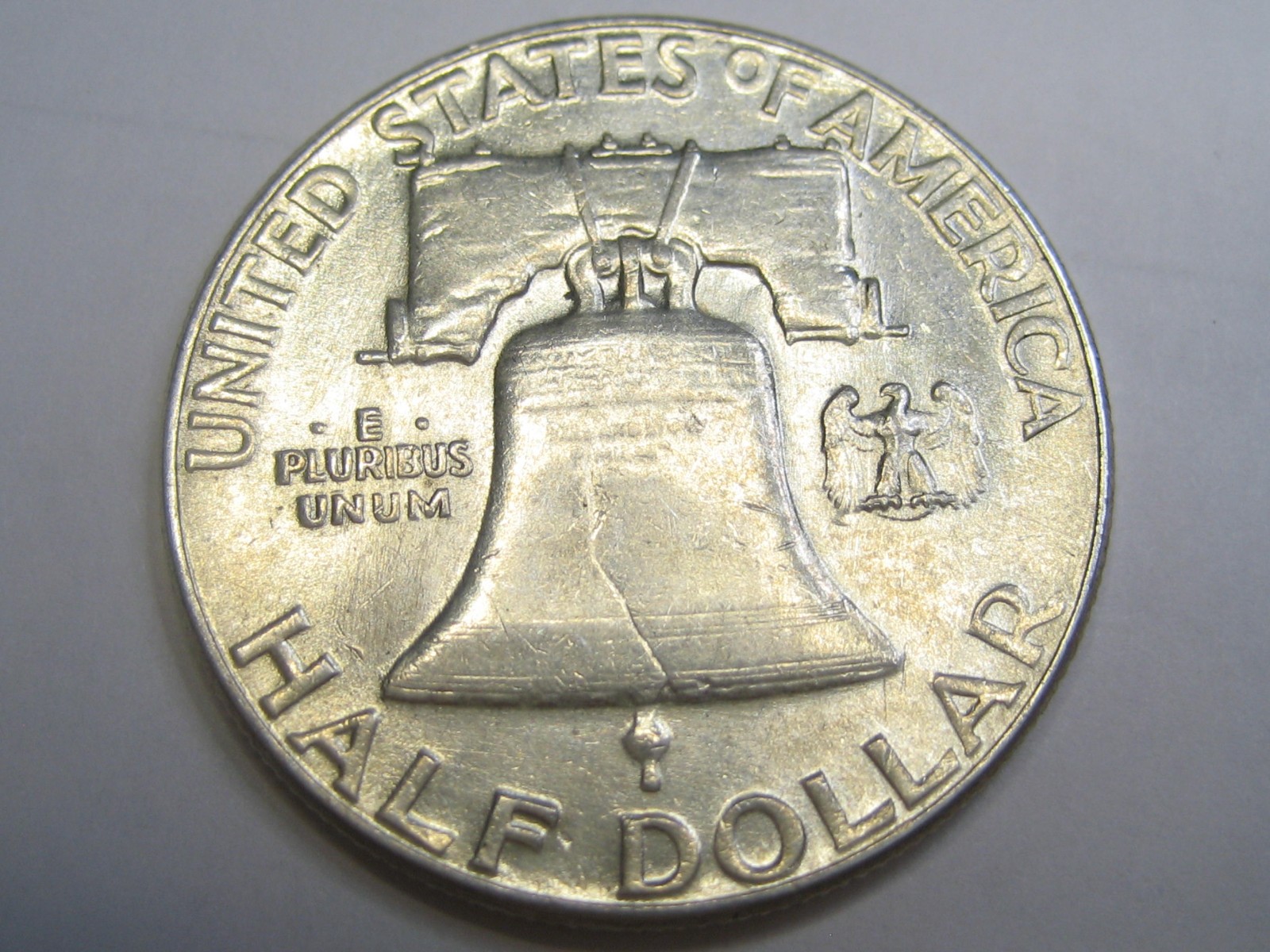 1955 Silver Half dollar "Bugs Bunny" in AU circulated condition.