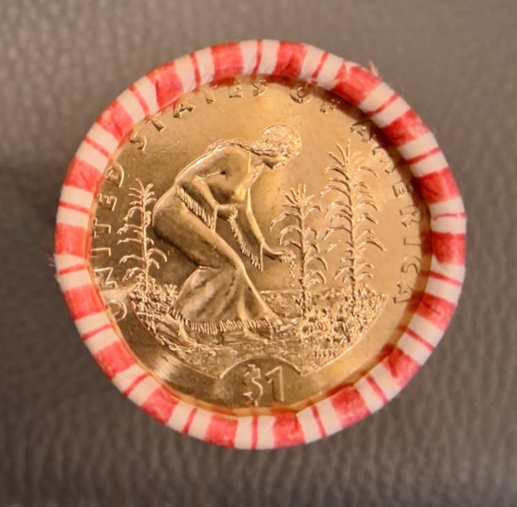 2009 Native American Dollar Sealed NF String Bank Roll