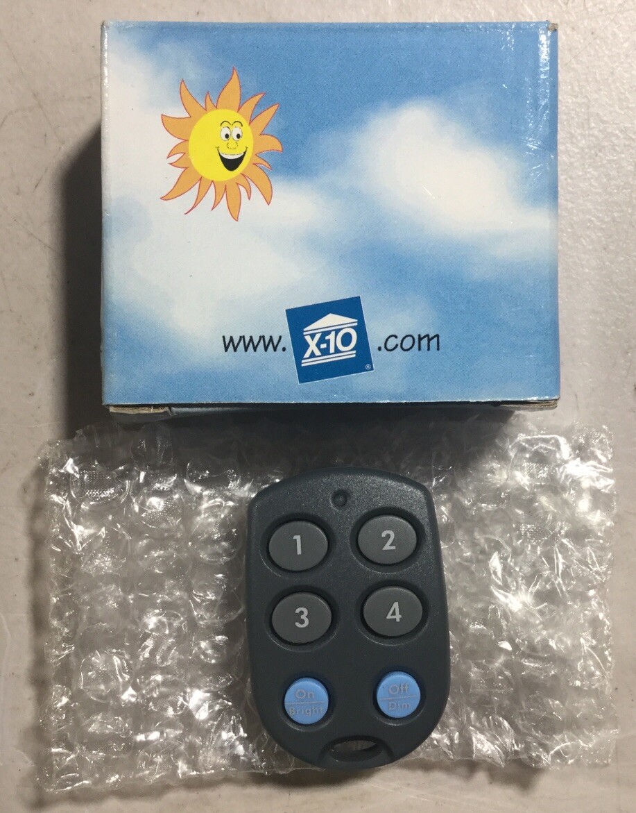(2) X-10 4 Unit Micro Keyfob Remote Model KR21A