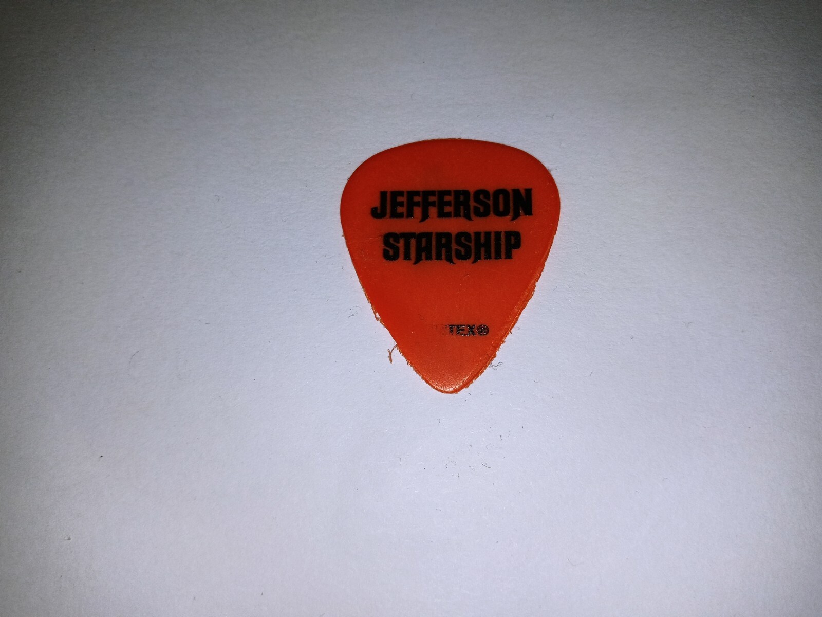 JEFFERSON STARSHIP Airplane David Signature Stage Used Concert Tour GUITAR PICK