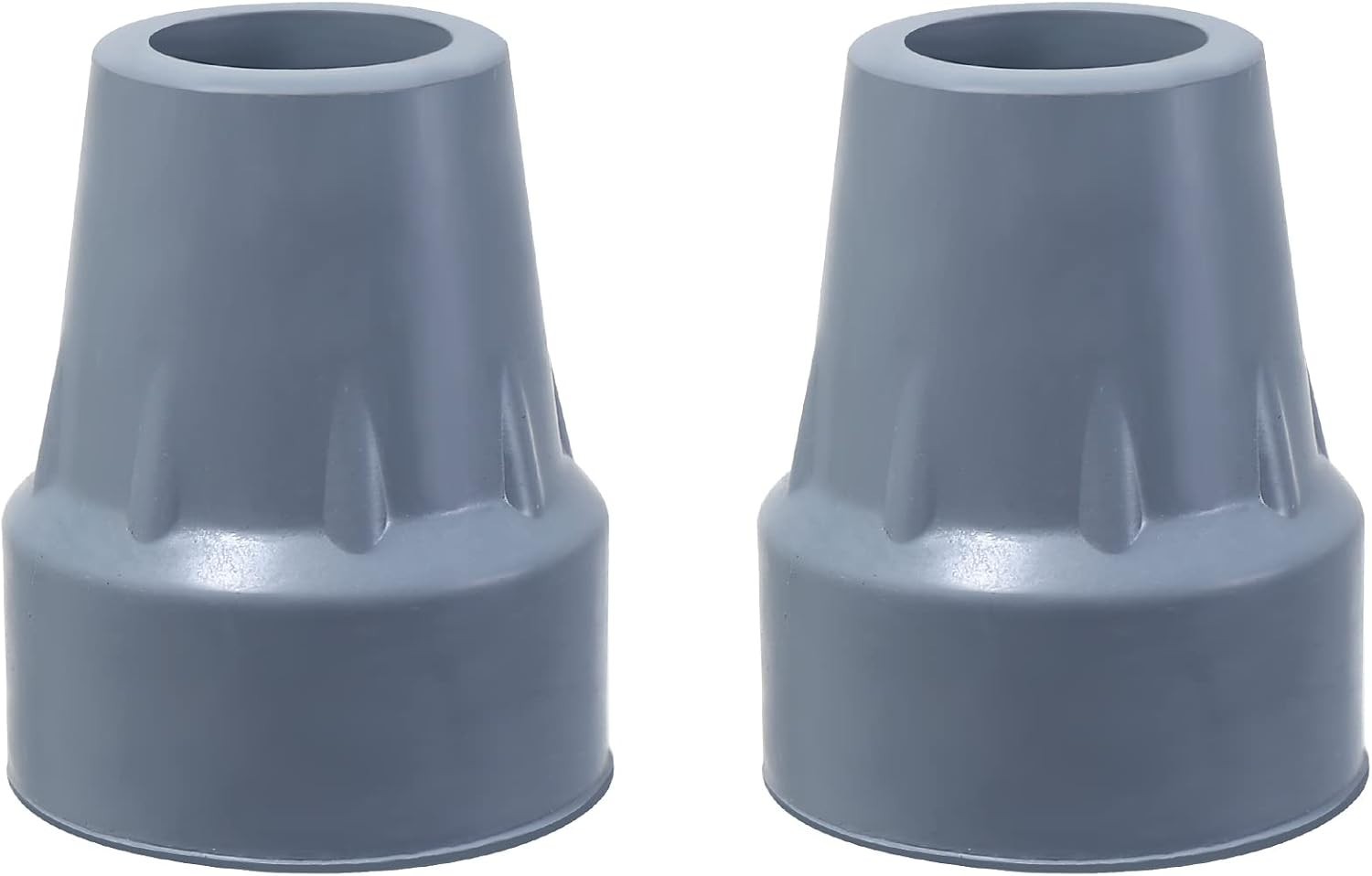 Effortless Installation: 7/8 Inch Gray Rubber Cane Tips – 2 Pack for Every Cane