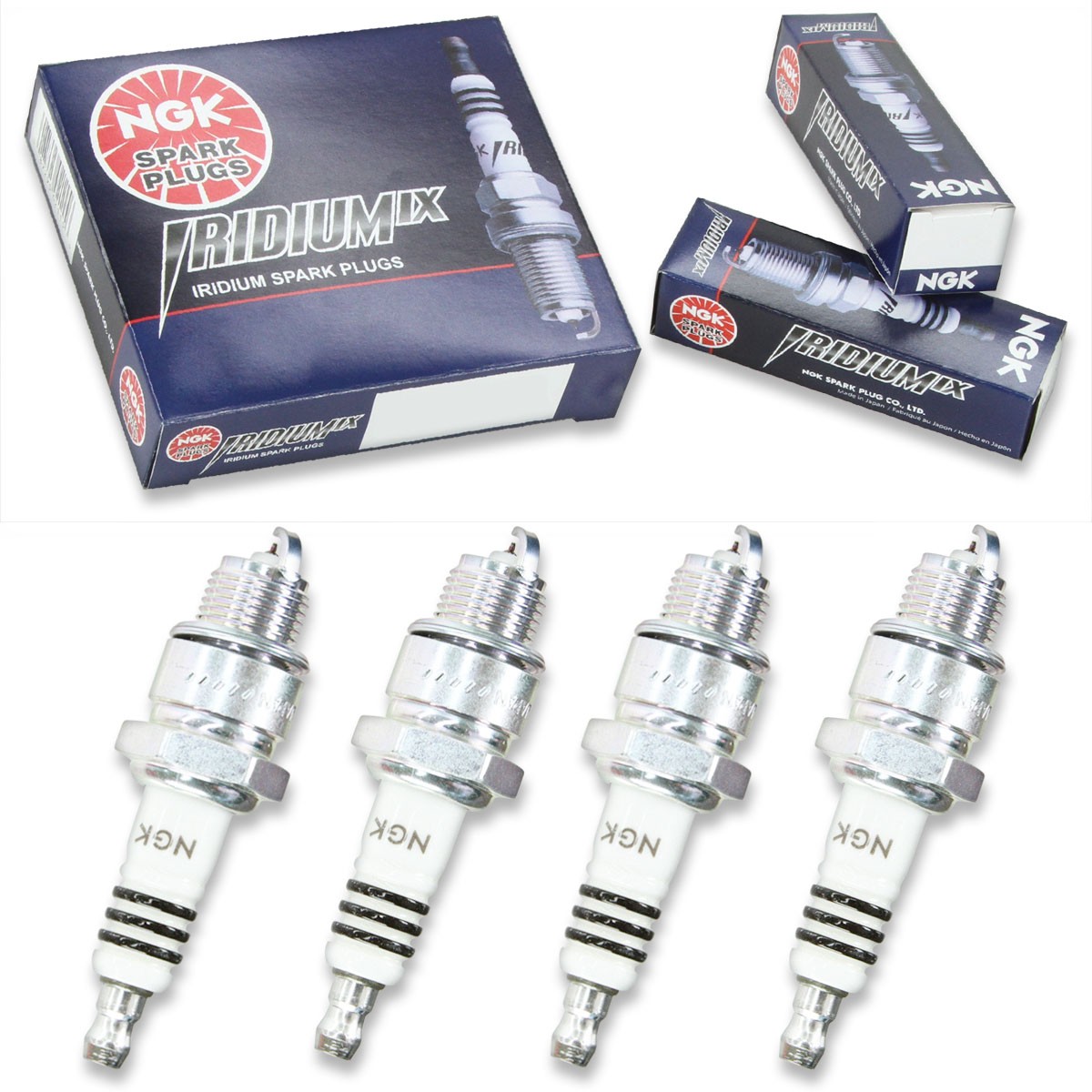 4pcs Manco 5.0 HP for SUBARU ENGINE MINY INDY NGK Iridium IX Spark Plugs 5 HP vj