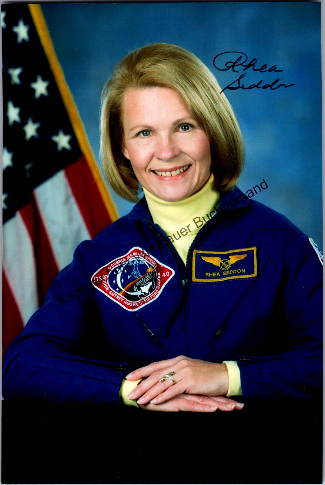 Original autograph Rhea Seddon NASA astronaut // autograph autograph sign 317276