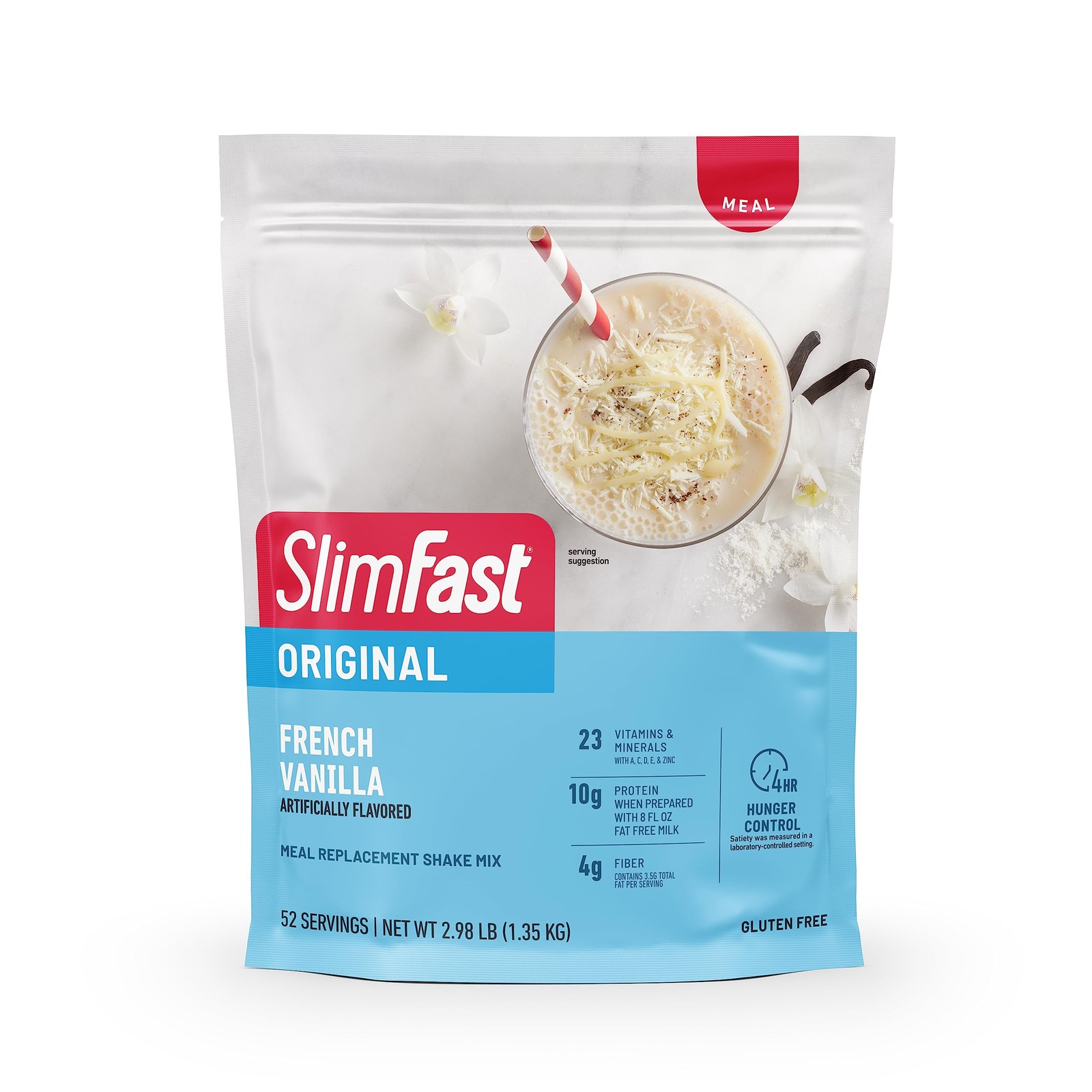 SlimFast Meal Replacement Powder, Original French 2.98 Pound (Pack of 1)