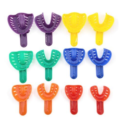 Dental Impression Trays Perforated Plastic Disposable (CHOOSE SIZE)