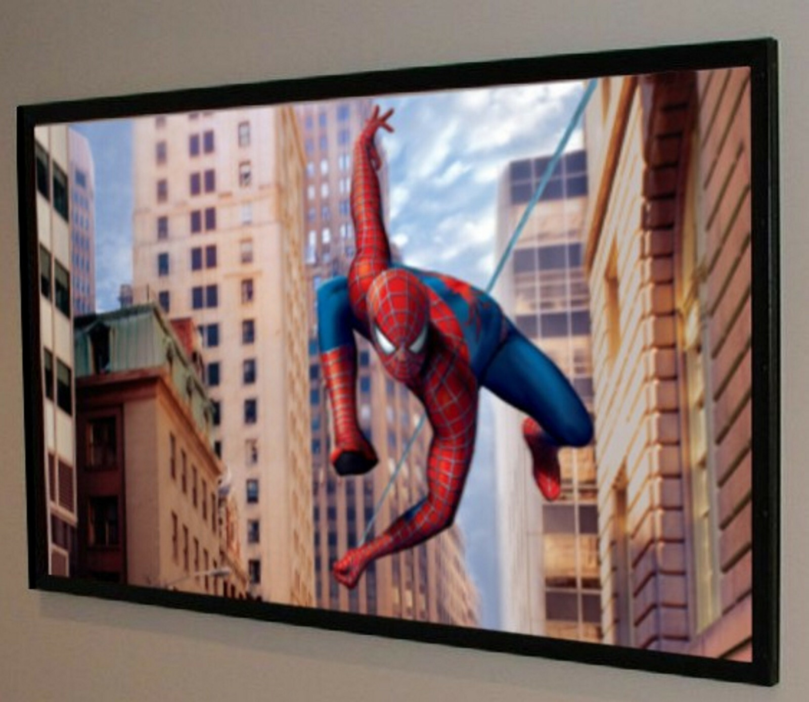 100" High Contrast Grey Projection Screen Material + Plans For DIY Fixed Frame!!