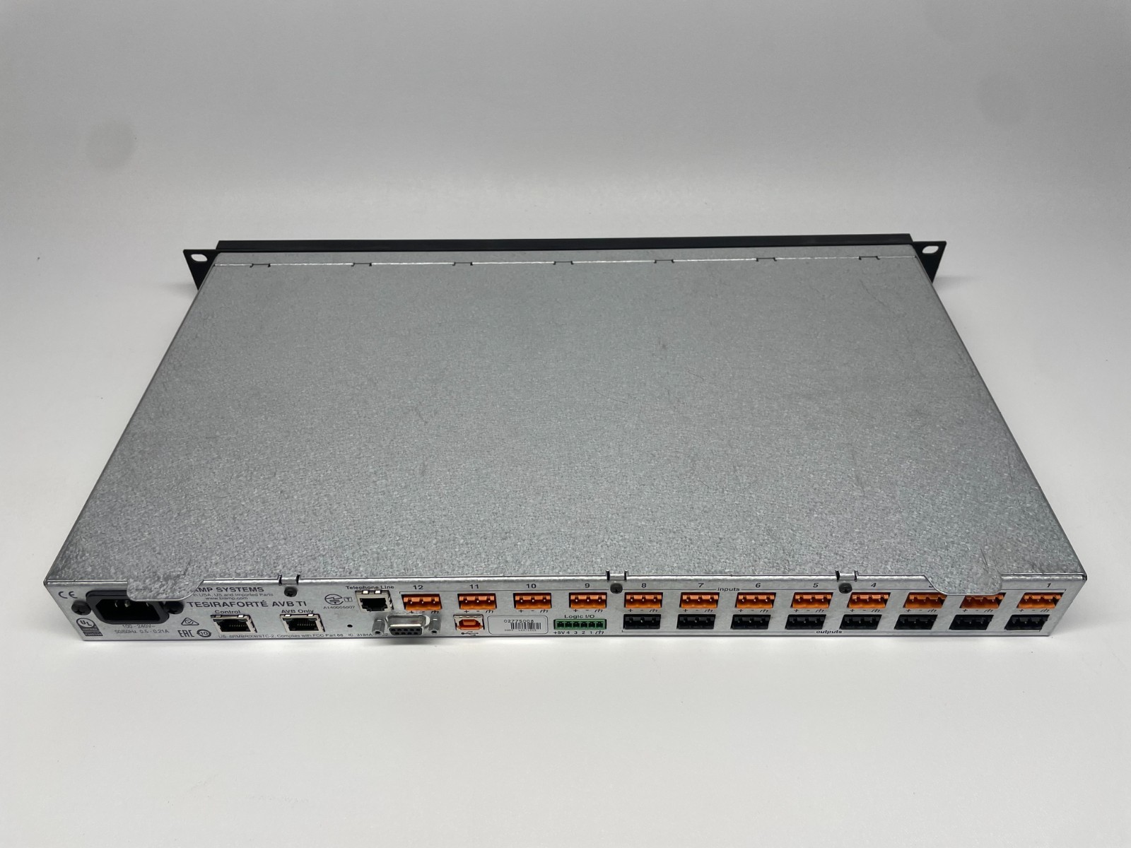 Biamp TesiraFORTE AVB TI Digital Audio Signal Processor 12-Input 8-Output