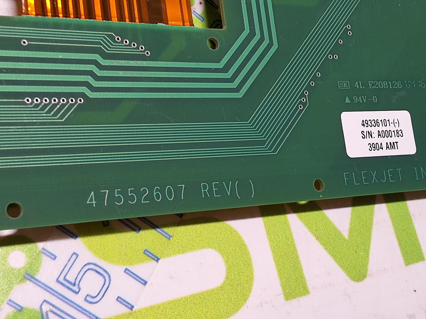 UNIVERSAL INSTRUMENTS 49336101 FLEXJET INTERFACE CARD