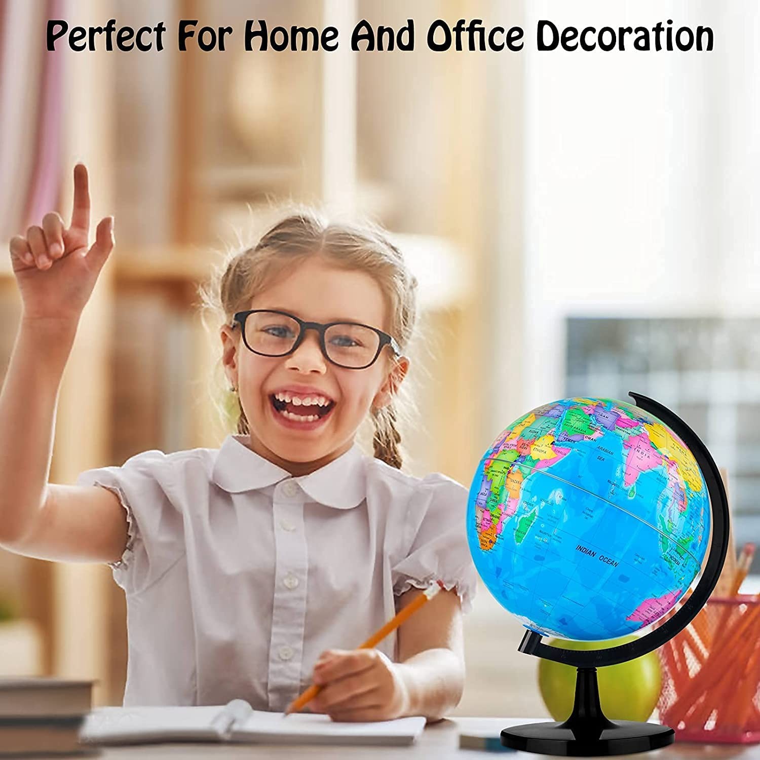 10'' World Globe for Kids Learning