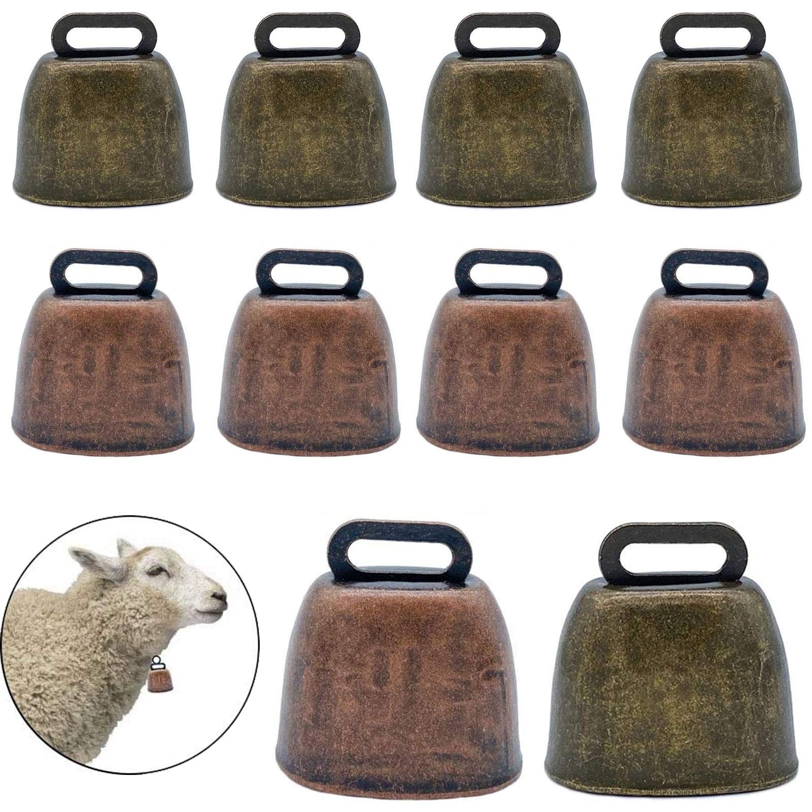 Small Brass Bell Cow Metal Anti-Theft Accessories props decoration bells