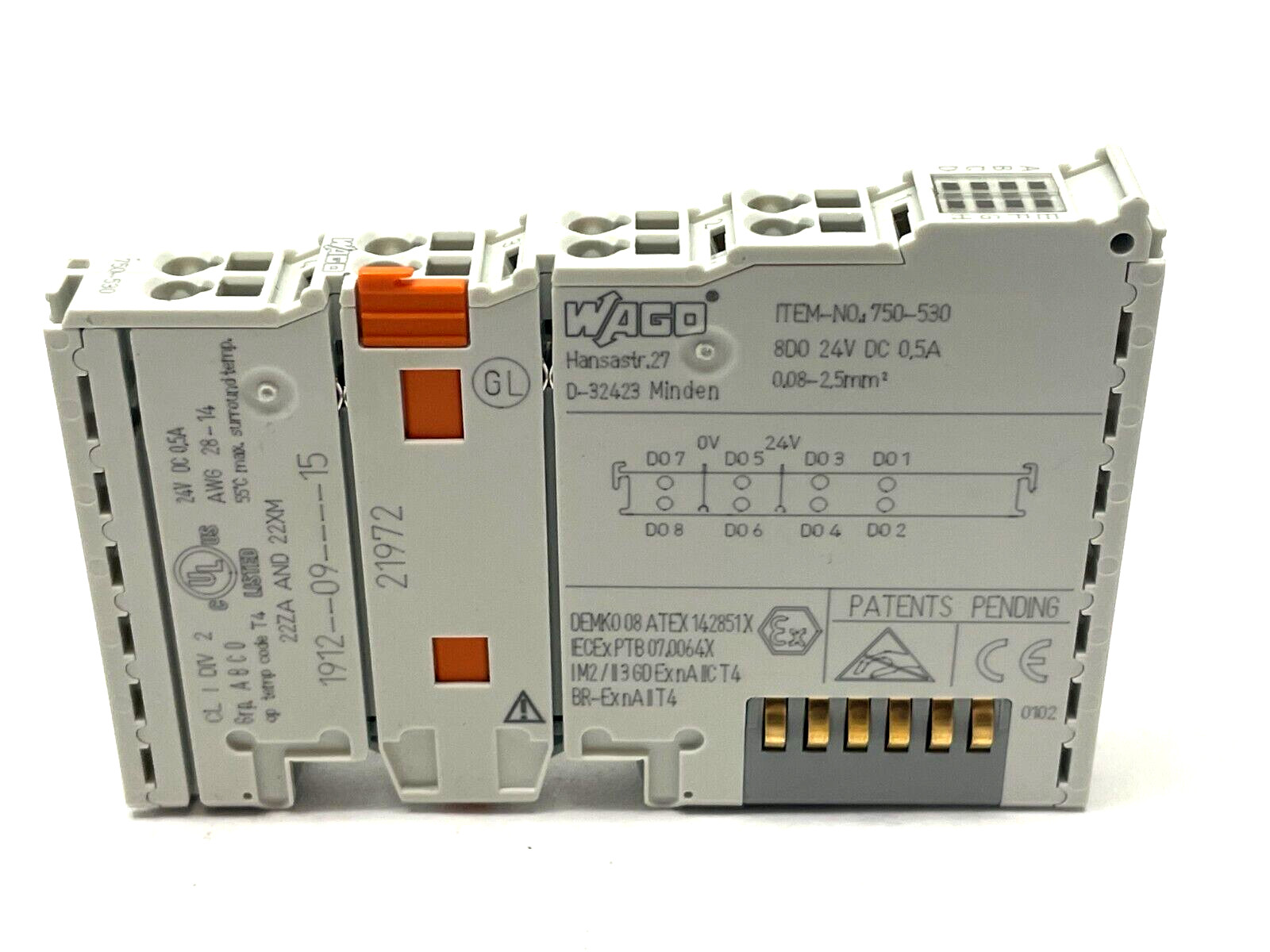 Wago 750-530 Digital Output Module 8-Channel