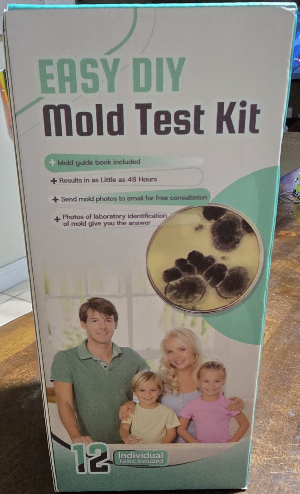 Mold Test Kit for Home Detection: 12 Professional DIY Testing Kits ( 2 pack)