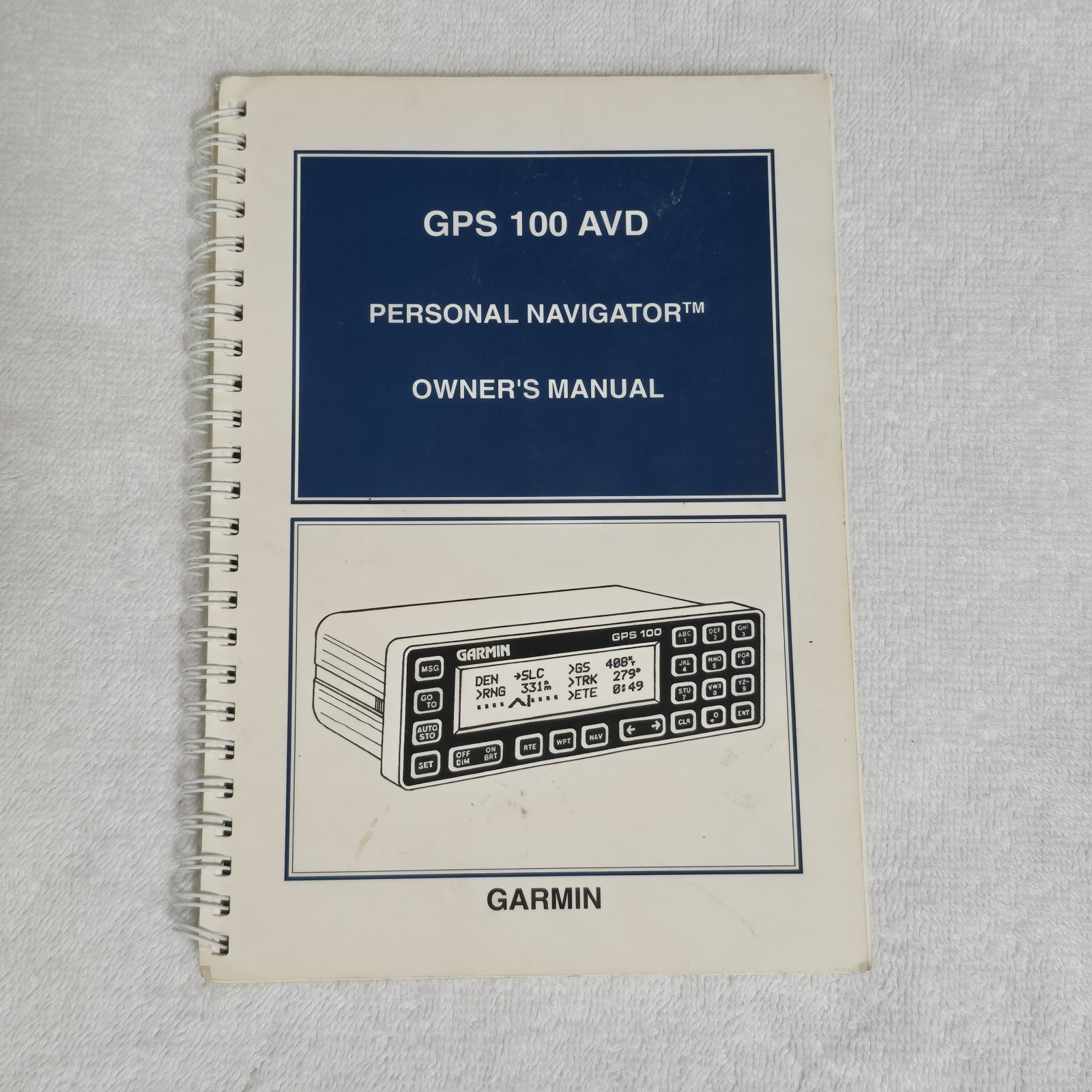 Garmin GPS 100 Owner's Manual P/N 1023-A