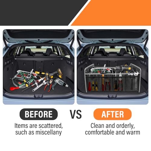 Car Trunk Organizer, Trunk Storage Box with Handle For Dodge Charger Stype B