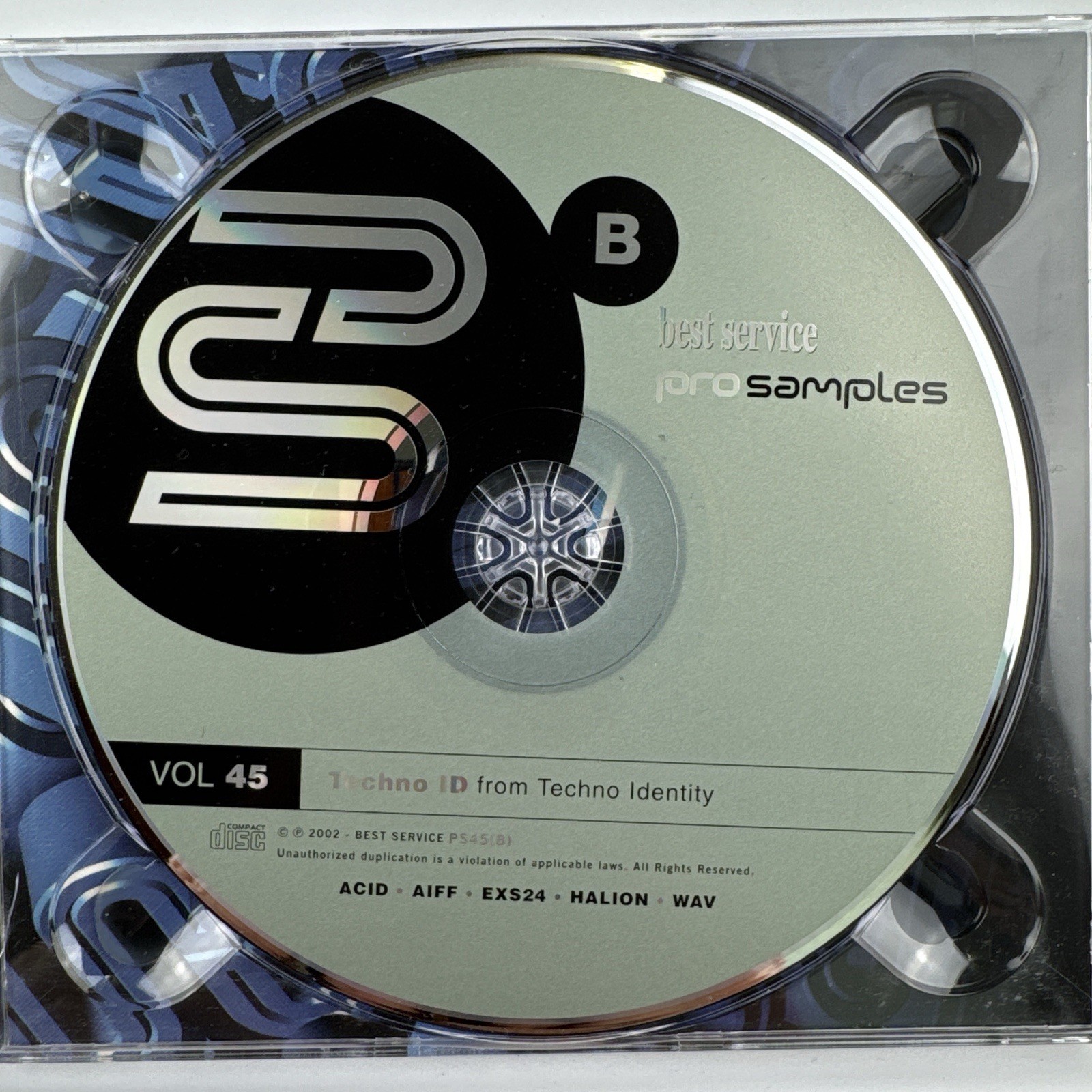 Best Service ProSamples Vol 45 Techno ID Sample Library 2 CD Audio AKAI EXS24