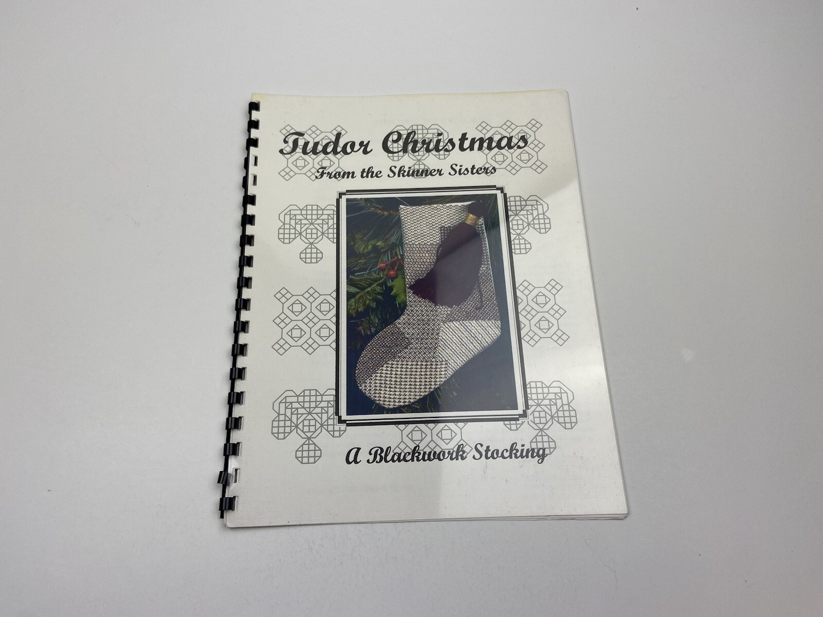 Skinner Sisters Tudor Christmas Blackwork Stocking Needlepoint Pattern