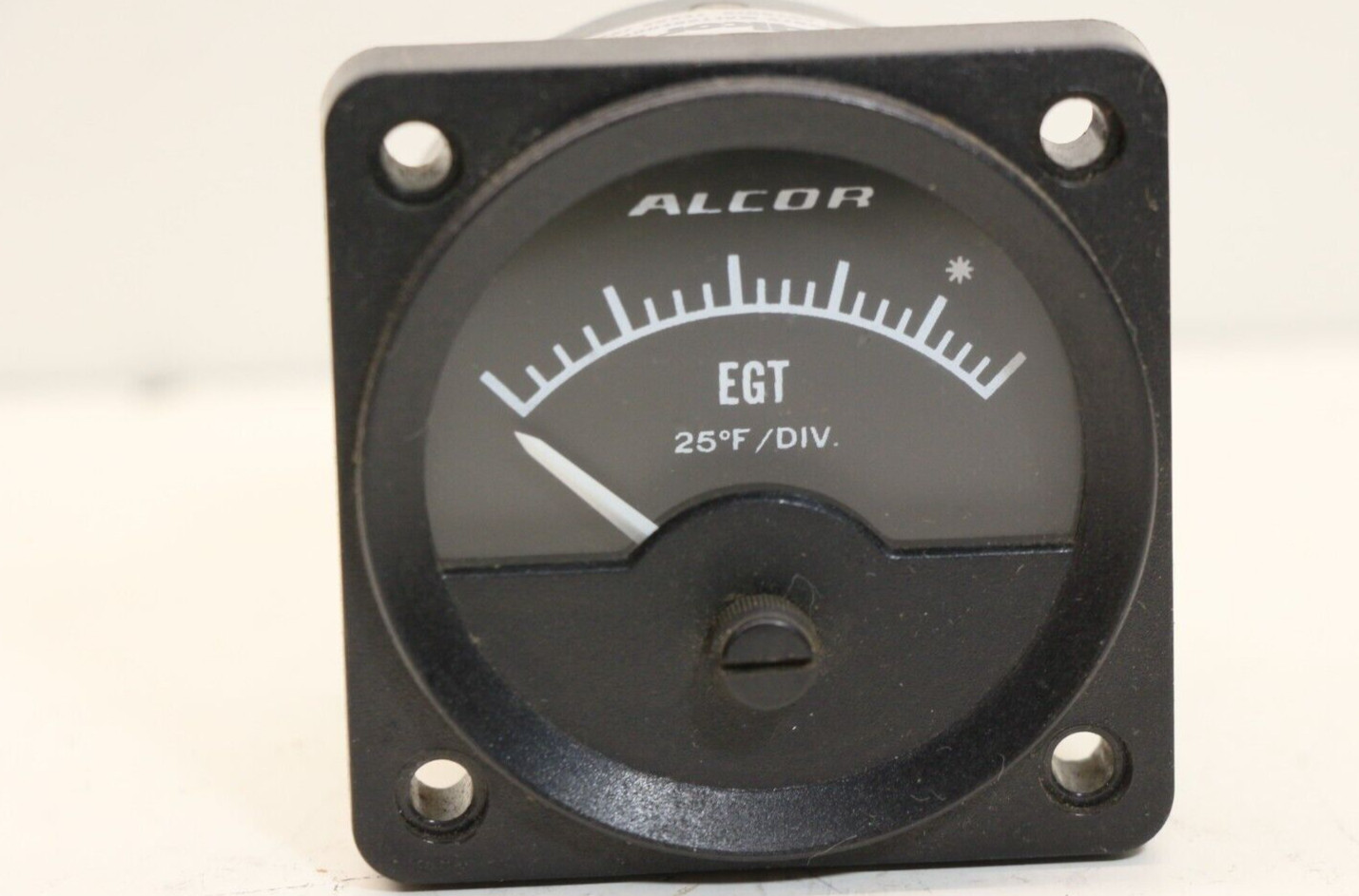 Vintage Alcor Aircraft EGT Indicator 25 Degree Divisions Parts / Repair Man Cave