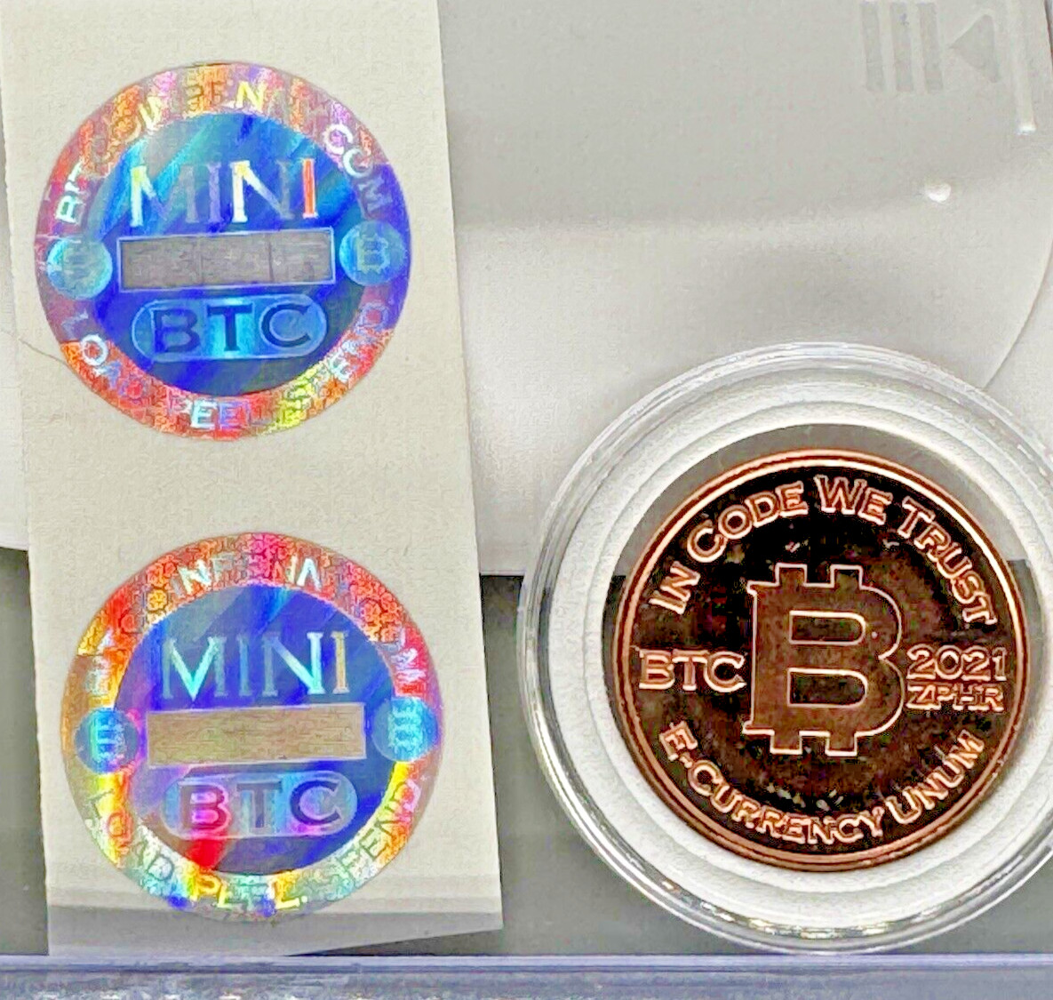 Bit coin Penny Co "BP"  2021 ZPHR  only 1500 minted-Lealana CASASCIUS