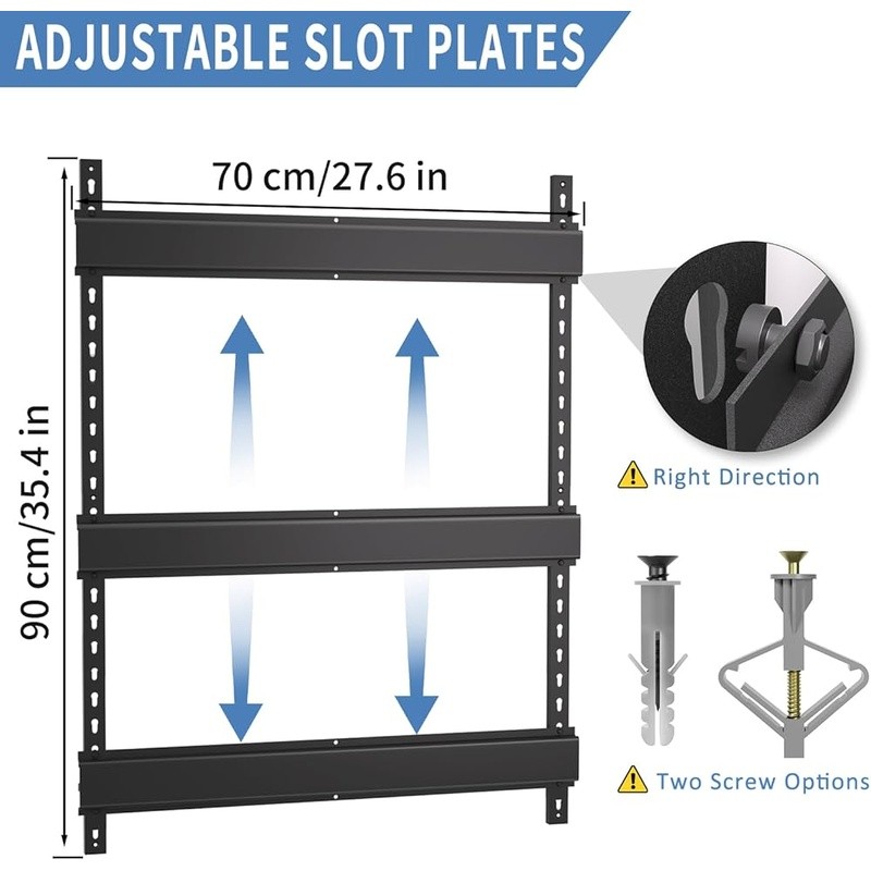 Adjustable Gun Wall Mount Rifles Handguns Tactical Gear & Accessories Storage US