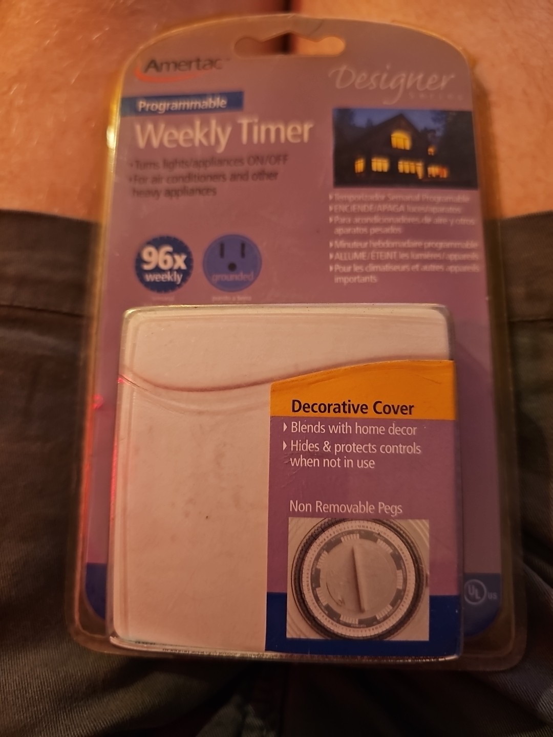 Free Shipping 1 New Amertac Weekly Programmable Timer 96x weekly
